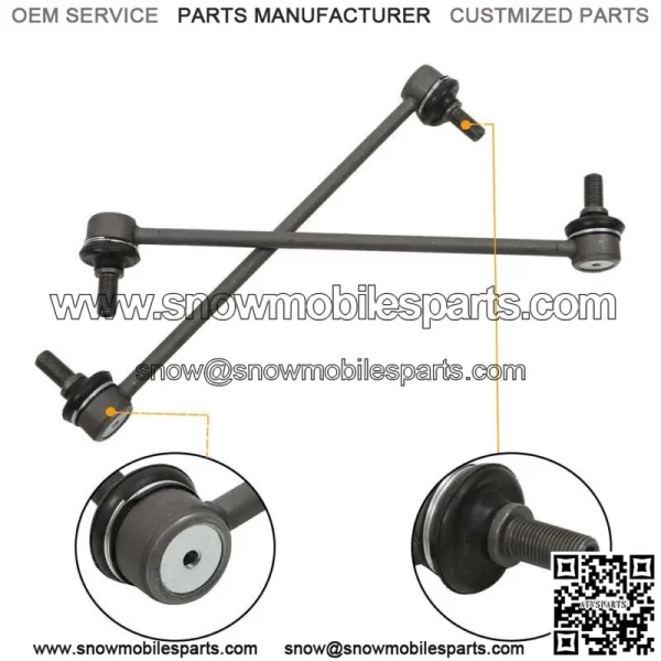FIT For 2011-2019 Toyota Sienna Front Sway Bar Links + Front Bushings 4PC - Image 3