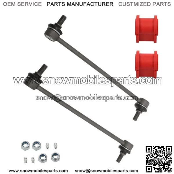 FIT For 2011-2019 Toyota Sienna Front Sway Bar Links + Front Bushings 4PC - Image 5