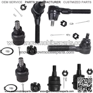 Front 7pc Tie Rods Ball Joints for Jeep Grand Cherokee Wrangler TJ Comanche, 3 Inner & Outer Tie Rods, 2 Lower Ball Joints, 2 Upper Ball Joints Replacement