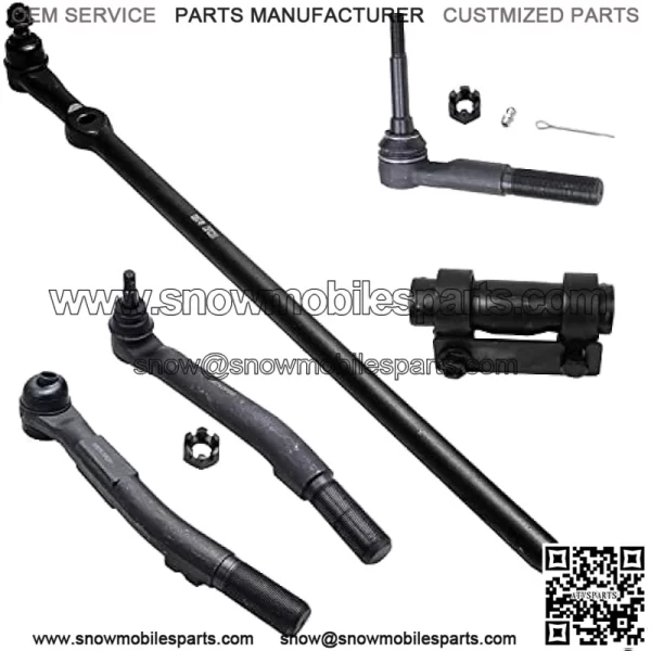 Front 11pc Suspension Kit for 4WD 2005 2006 2007 Ford F-250 F-350 Super Duty, Ball Joints Sway Bars Outer Tie Rods Tie Rod Drag Links Adjusting Sleeve Replacement - Image 2