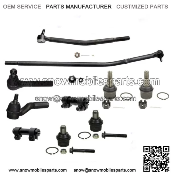 Front Suspension Kit for Ford E-250 E-350 & E-450 Super Duty Tie Rod Ends