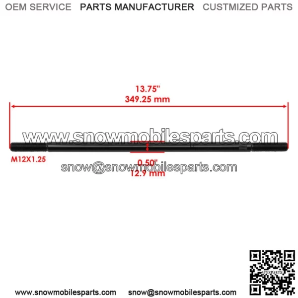 2 Tie Rod End Set for Can-Am Outlander 800 12-15/ Outlander Max 800 R 4X4 13-15 - Image 2