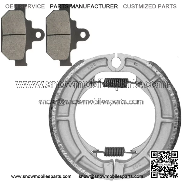 Front Brake Pads & Rear Brake Shoes for Suzuki LS650 Boulevard S40 2005-2017
