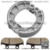 Front Brake Pads & Rear Brake Shoes for Honda VT600C Shadow 600 VLX 1988-1992 - Image 4