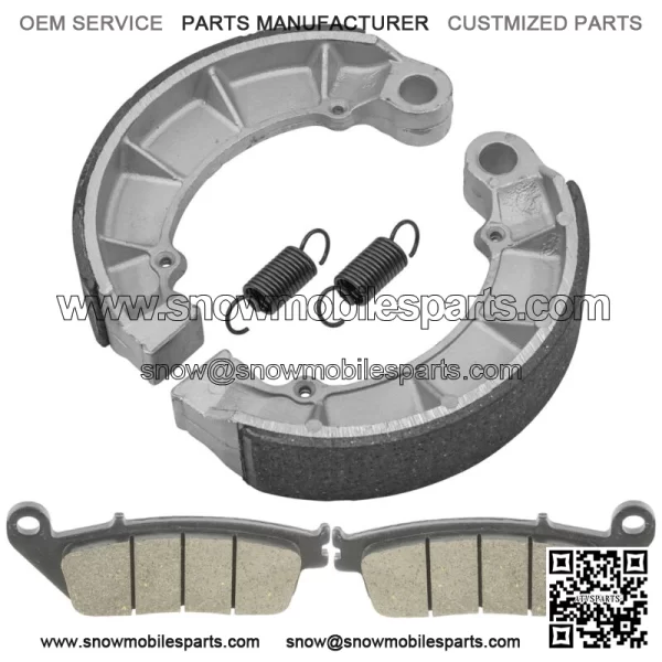 Front Brake Pads Rear Brake Shoes for Honda VT750C VT750CD Shadow Deluxe 98-02 - Image 4