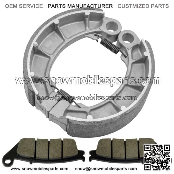 Front Brake Pads & Rear Brake Shoes for Honda VT600 Shadow 600 1993-2000 - Image 4