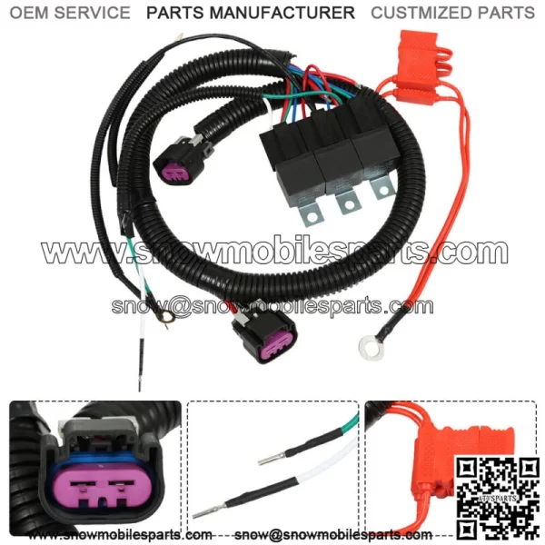 Fit For 1998/1999 C2005/2006 ECU Control Dual Electric Fan Upgrade Wiring Harness