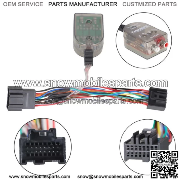 Radio Add A Subwoofer Amplifier Plug & Play Harness For 2008-2009 Hummer Pontiac - Image 2