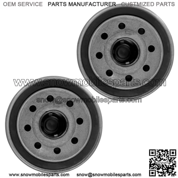 2 Pack Oil Filter for Yamaha YFM660 Grizzly YXR660 Rhino YFM450 Kodiak YFM450Fx (For: 2006 Yamaha Rhino 660) - Image 4