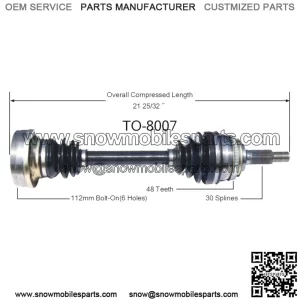 For Toyota 3.0L FWD Lexus ES300 Front Left/Right CV Axle Shaft TO8007 (For: Toyota)