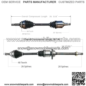 Front CV Axle Shaft Kit for 2003-2006 Toyota Matrix XRS (For: Toyota)