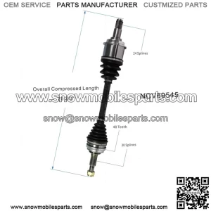 Front Left CV Joint Axle Shaft Assembly For Toyota Avalon Sienna Solara ES300 (For: Toyota)