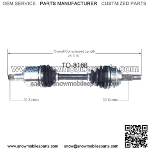 Front Left Driver Side CV Axle Shaft For 2003-2019 Toyota 4Runner (For: Toyota)
