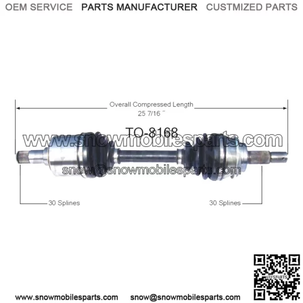 Front Left Driver Side CV Axle Shaft For 2003-2019 Toyota 4Runner (For: Toyota)