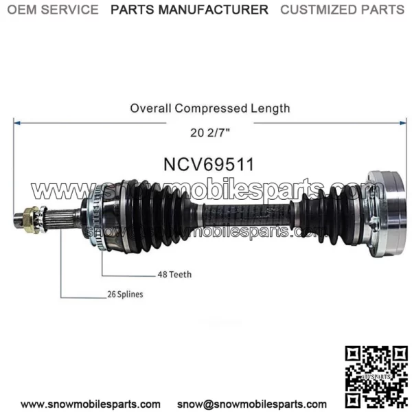 Front Left or Right CV Axle joint for 2.5L V6 1988-1991 Toyota Camry Lexus ES250 (For: Toyota) - Image 3