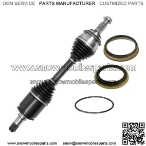 Front CV Axle Shaft + Hub Seals Fit GX470 4Runner FJ Cruiser, 05-20 Tacoma 4WD (For: Toyota)