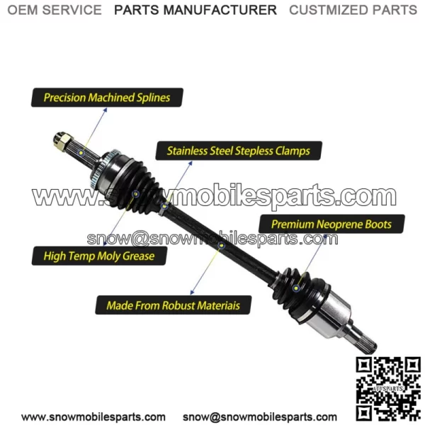 Front Pair CV Axle Shaft for Toyota Matrix XRS Wagon Manual Trans FWD 03-06 (For: Toyota) - Image 2