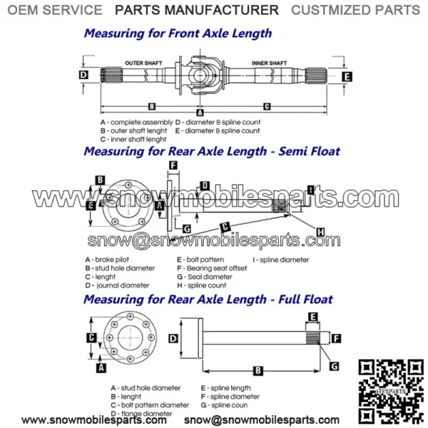 FRONT LEFT RIGHT CV AXLE Shaft GSP fits 2008-2010 TOYOTA HIGHLANDER(FWD) (For: Toyota) - Image 5