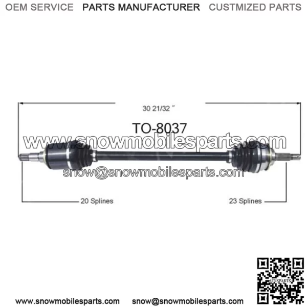 Front CV Joint Boot Axle Shafts Assembly Set of 2 For Toyota Tercel_LS (For: Toyota) - Image 4