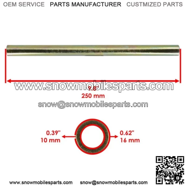 Front Inner Upper A Arm Long Pivot Shaft For Polaris 5138791 5137104 - Image 2