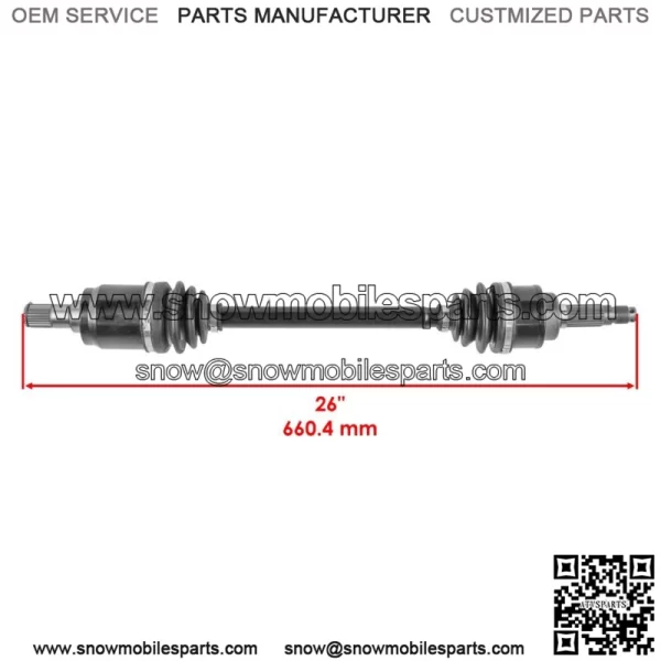 Rear Left CV Joint Axle fits Honda MUV700 Big Red 700 4X4 2009 2010 2011 - 2013 - Image 2