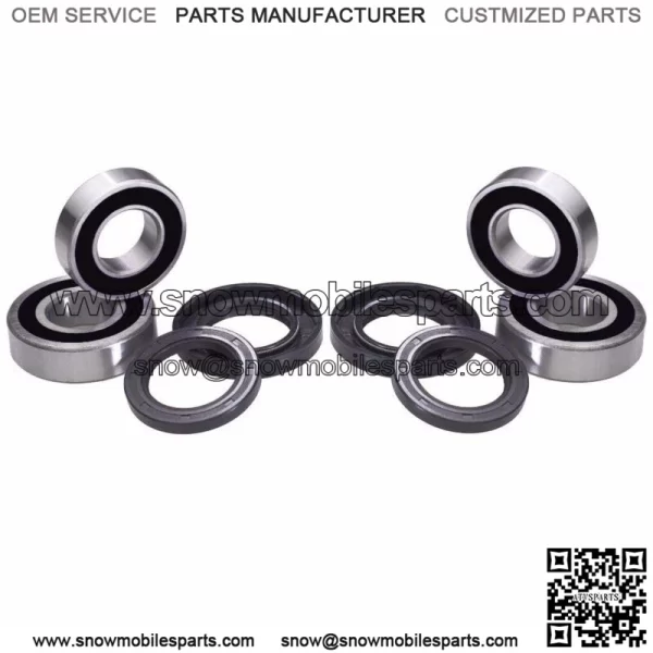 Both Front Wheel Bearing Seal Kits for 93-00 Honda FourTrax 300 TRX300 2x4 (For: Honda)