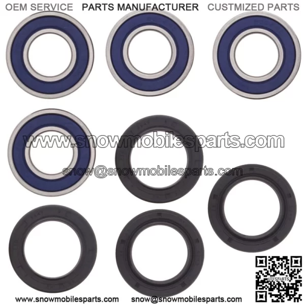 Both Front Wheel Bearing Kit for  Honda  TRX250 Fourtrax 1985-1987 (For: Honda)