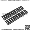 Black Track Tie Down Rail Kit 2' (2 Pack) for Garages, Vans, Trailers - Image 4