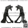 Black Front Bumper Inner Side Bracket 2Pc For 2016-2018 Chevrolet Silverado 1500 - Image 2