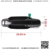 W/o Key Hole Left Rear Side Exterior Door Handle Fit For 2003-2009 Kia Sorento - Image 2