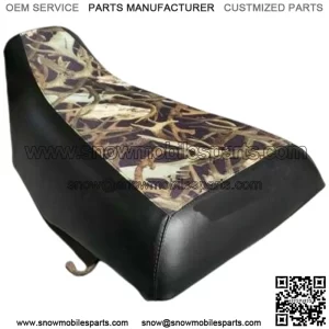 HONDA TRX300 Fourtrax Seat Cover in HORNZ & BLACK Camo Marine Grade Skin  (ST) (For: Honda)