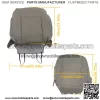 For 2003-2008 2009 Toyota 4Runner Front Passenger Driver Seat Cover Leather Gray - Image 2