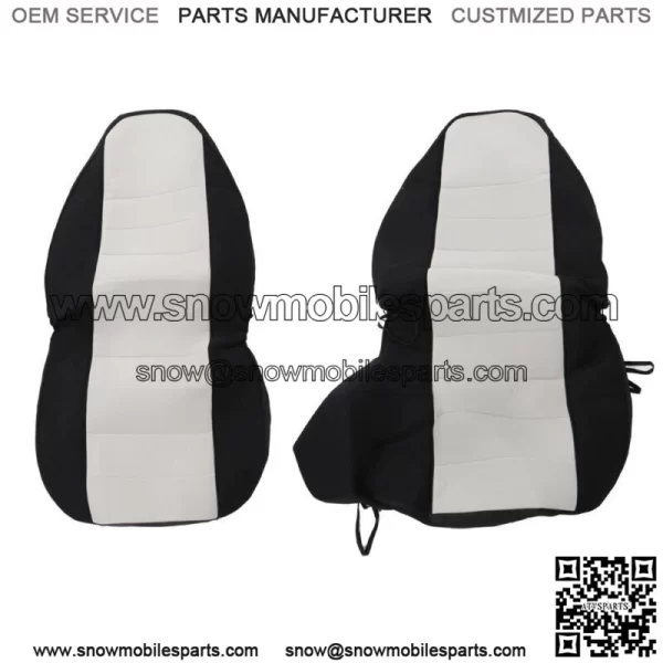 Fit For 1998-03 Ford Ranger 60/40 High Back Seats Car Seat Covers Blk/Silver - Image 5