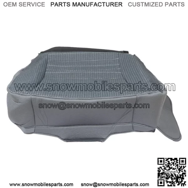 Front Driver Cloth Seat Cover For 2006-09 Dodge Ram 2500 3500 Regular Cab Gray - Image 3