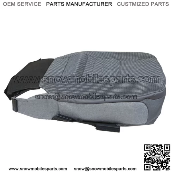 Front Driver Cloth Seat Cover For 2006-09 Dodge Ram 2500 3500 Regular Cab Gray - Image 4