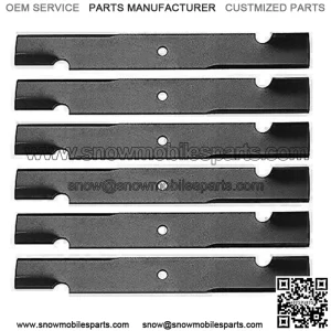 6 PACK NEW OREGON PART NUMBER 91-626 MOWER BLADE 21" FOR SCAG,FERRIS, JOHN DEERE
