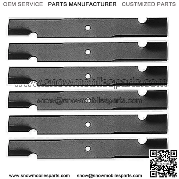 6 PACK NEW OREGON PART NUMBER 91-626 MOWER BLADE 21" FOR SCAG,FERRIS, JOHN DEERE