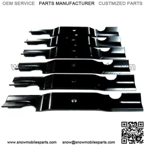6 XHT blades will fit John Deere TCU34280 Quik-Trak 652B 652E 652R 52" Decks