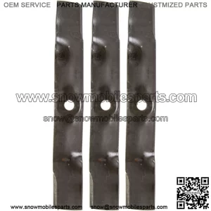 John Deere UC22009 Mower Blades 3-Pack 48" Deck GX 325 355 X 300 320 LT 180 Z425