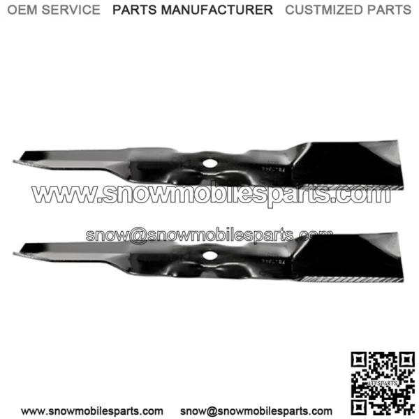 2PK Oregon Replacement Blade for 42" John Deere Z335E, Z345M, Z345R