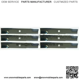 6 Blades for Husqvarna, Snapper, Yazoo: 539113425, 575296401 & More. 16-1/4"