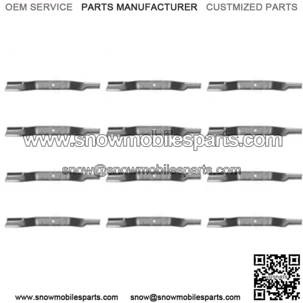 12 Pk  6432 Blade 20-1/4"X 5/8" Left Hand Cut High-Lift Fits Woods