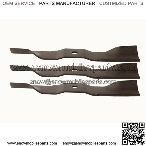 3 PK OEM Ariens Gravely 09658900 14.5" Hi-Lift Mower Blade ZTX ZTXL IKON 42"