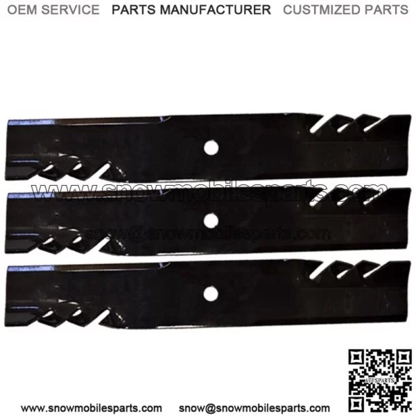 3PK Mulching Blades for 36" 52" Ariens Gravely Pro-Turn Stance 00273100 03253800