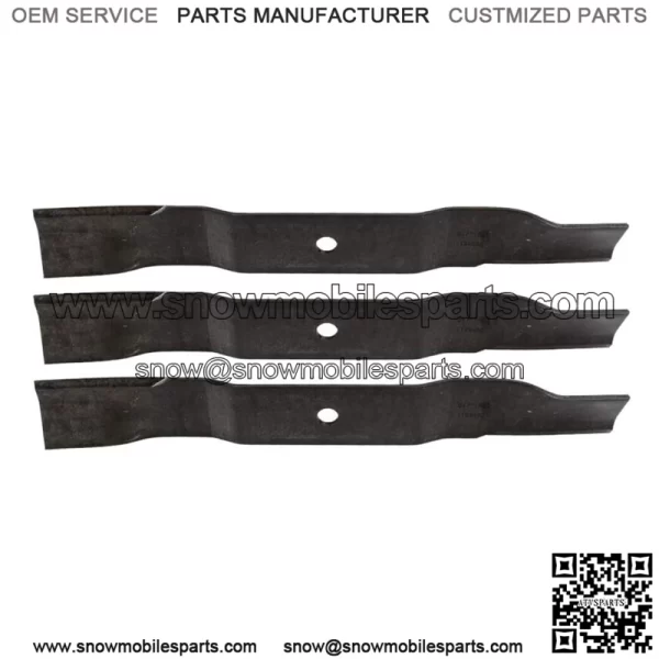 3 Mower Blade Set for 52" Deck Ariens IKON X IKON XL Gravely ZT X/ XL Series ZTR