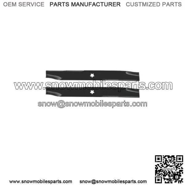 2PK Oregon 95-370 Mower Blade 22 7/8" replaces Husqvarna Poulan AYP Ariens