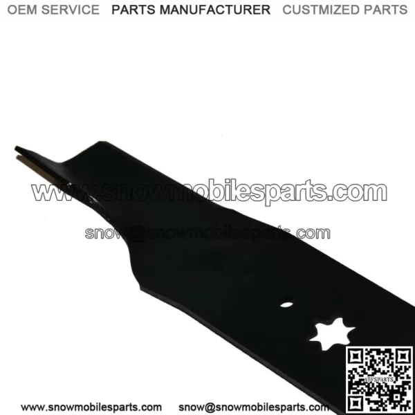 60 CM lawnmower blade fits MTD PINTO DX60, Minirider, Jolly, BOLENS, LAWNFLITE - Image 2