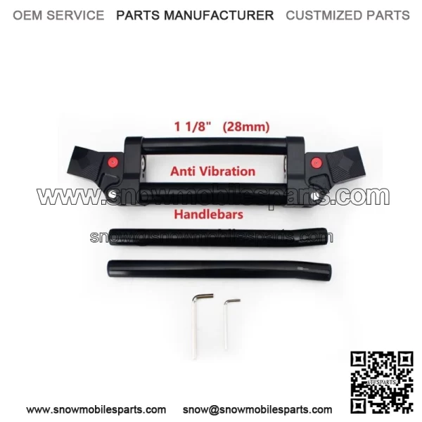 1 1/8" 28mm Anti Vibration Handlebar For Honda Foreman 400 TRX400EX TRX300EX ATV (For: Honda)