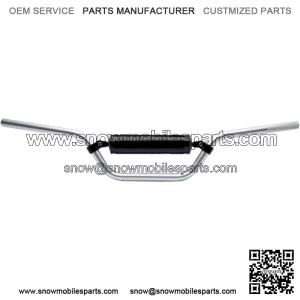 Silver - 7/8" 615 for Honda TRX250R (FourTrax) Handlebar 61501SI03219 (For: Honda)