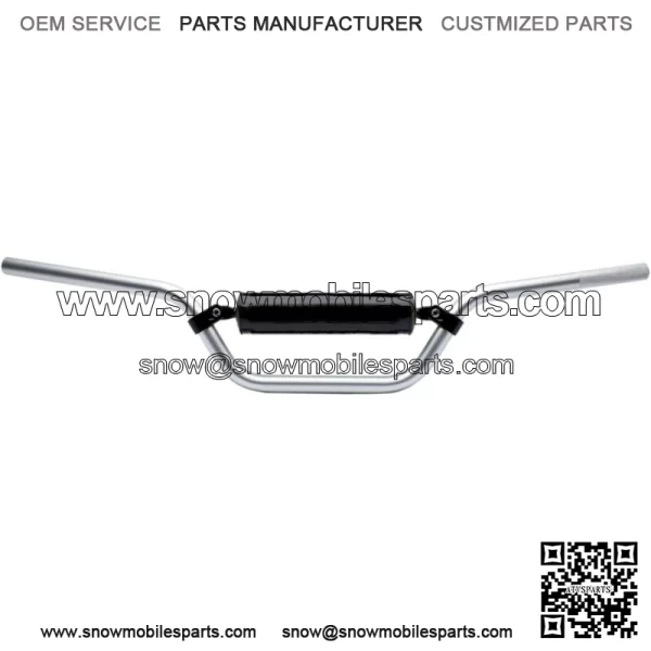 Silver - 7/8" 615 for Honda TRX250R (FourTrax) Handlebar 61501SI03219 (For: Honda)